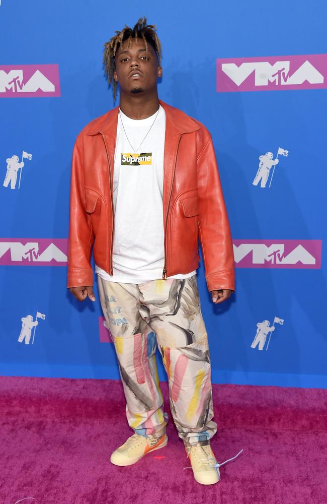 Juice Wrld attends the 2018 MTV Video Music Awards at Radio City Music Hall on August 20, 2018 in New York City. Picture: Jamie McCarthy/Getty Images)