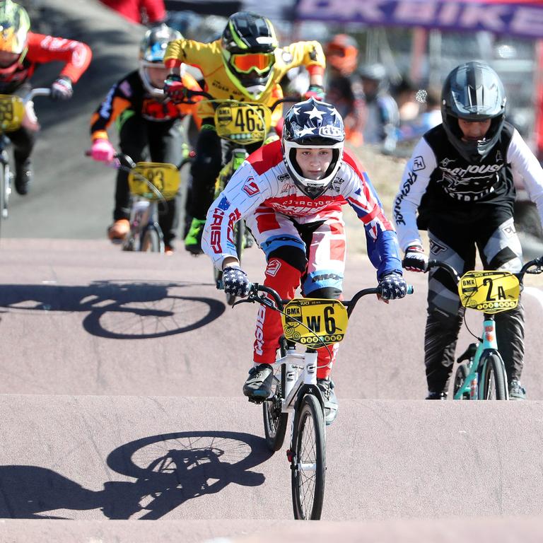 Nerang BMX national series this weekend. Photo of Noah Elton in the 12 yrs boys final. Photo by Richard Gosling