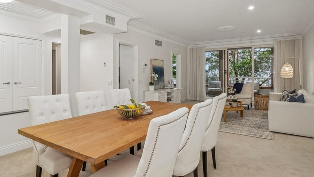 Mosman apartment listed for sale at $2,600,000.