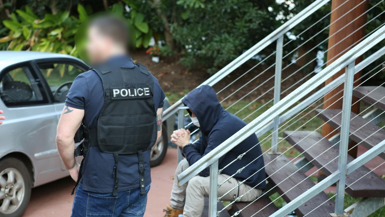 Atherton arrest at airfield. Photo: Australian Federal Police