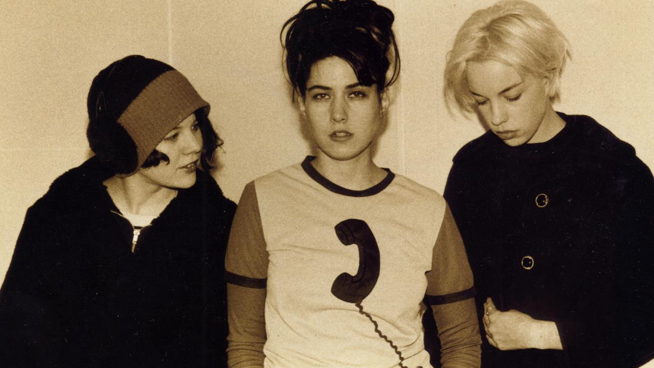 Bikini Kill ushered in the riot grrrl movement in the early 90s. Picture: Bikini Kill