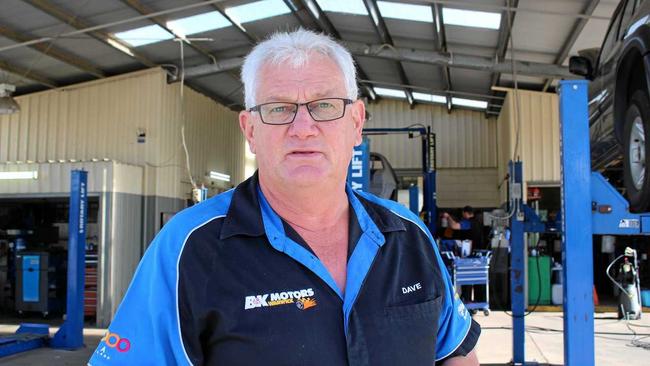 TOO STEEP: B&K Motors owner Dave Kemp said registration can easily creep up without you knowing. Picture: Marian Faa