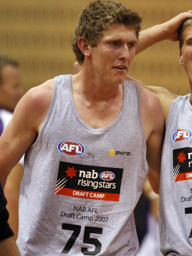 Ben McEvoy at the 2007 draft combine.