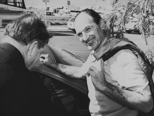 Vince O'Dempsey leaves the Southport watchhouse in December 1989.