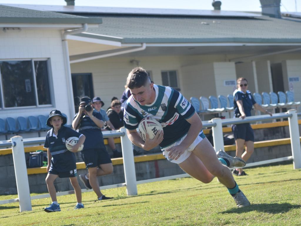 Bailey Caruana during the Mercy College and Rockhampton Grammar clash, August 18, 2021. Picture: Matthew Forrest