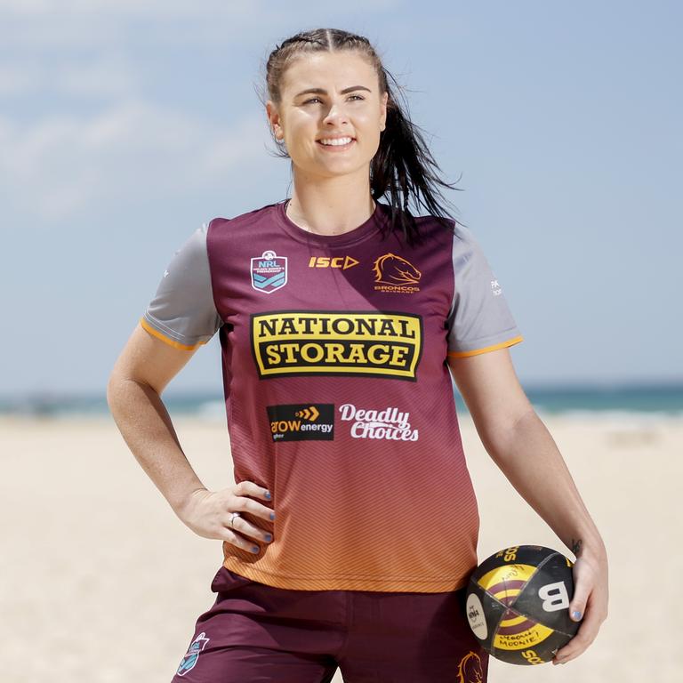 Amber Pilley. GRADUATED: 2014. NOW: Plays centre for the Brisbane Broncos Women’s Team and Indigenous All Stars, finalist in The Gold Coast Bulletin’s Harvey Norman Gold Coast Women of the Year campaign. Pic Tim Marsden