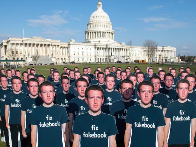 Facebook may set up a “war room” to deal with fake news and foreign interference similar to what it did in the US during last year’s November midterms. Picture: AFP