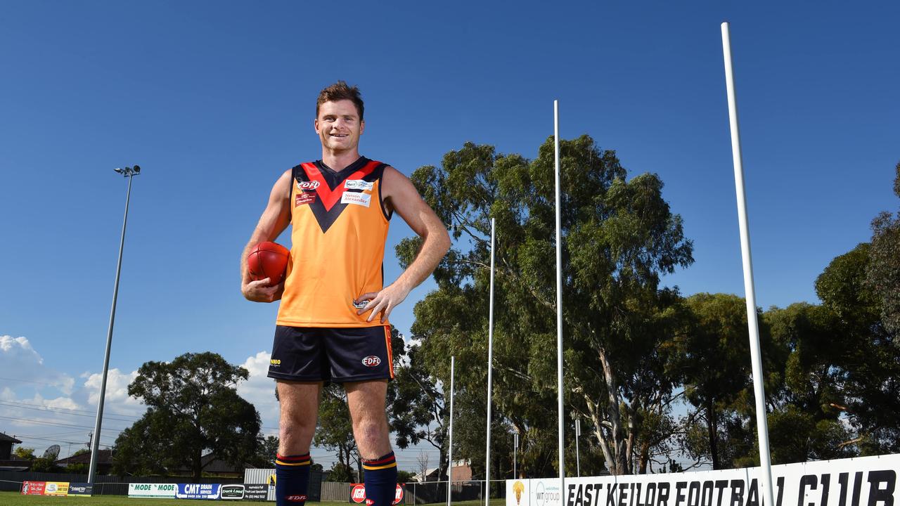 Heath Shaw will line up for East Keilor in the Essendon District Football League this season.