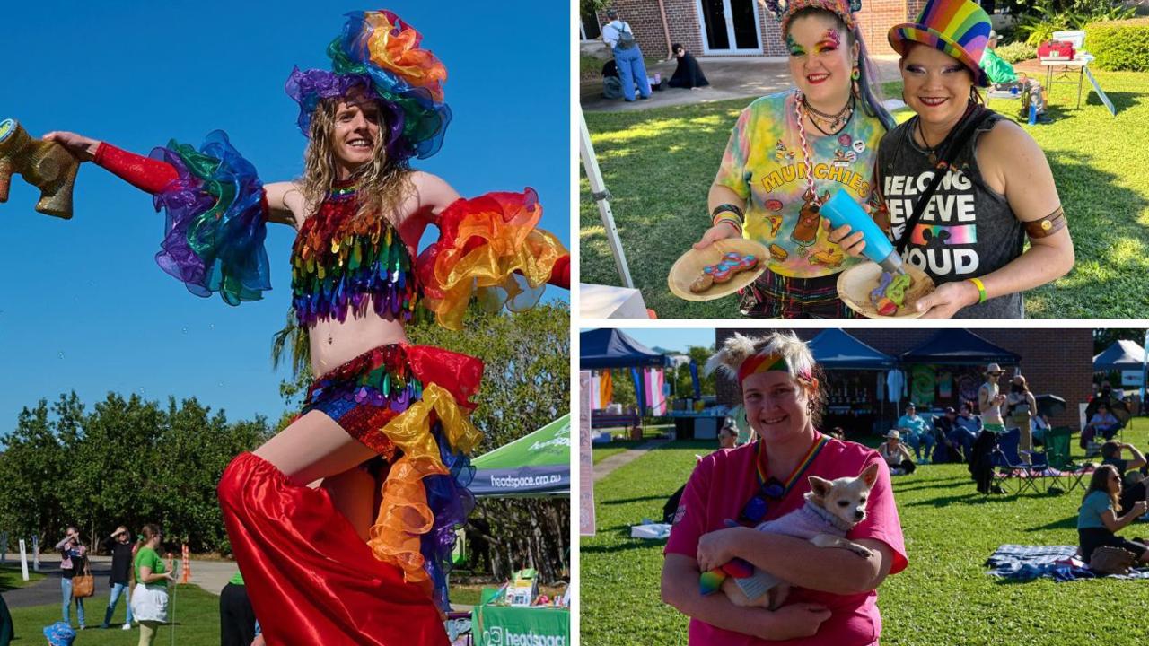 Rainbow on the Reef pride festival in Gladstone.