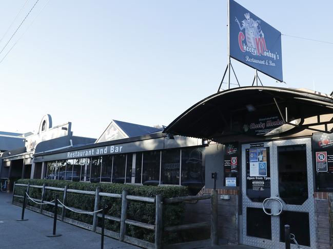 Cheeky Monkey's at Byron Bay. Theo was last seen leaving the venue about 11pm on May 31. Picture: AAP Image/Regi Varghese