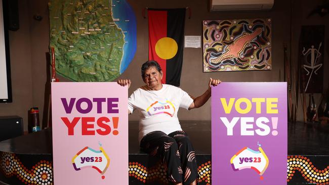 Aboriginal elder Aunty Joyce Summers reveals just what a Yes vote will mean for the Gold Coast, and how it will mean real help, real action and real results for all of the community. Picture Glenn Hampson