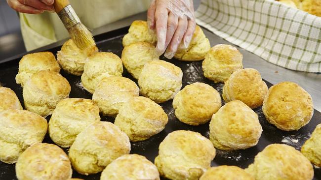 The Country Women’s Association scone is an essential Show snack.