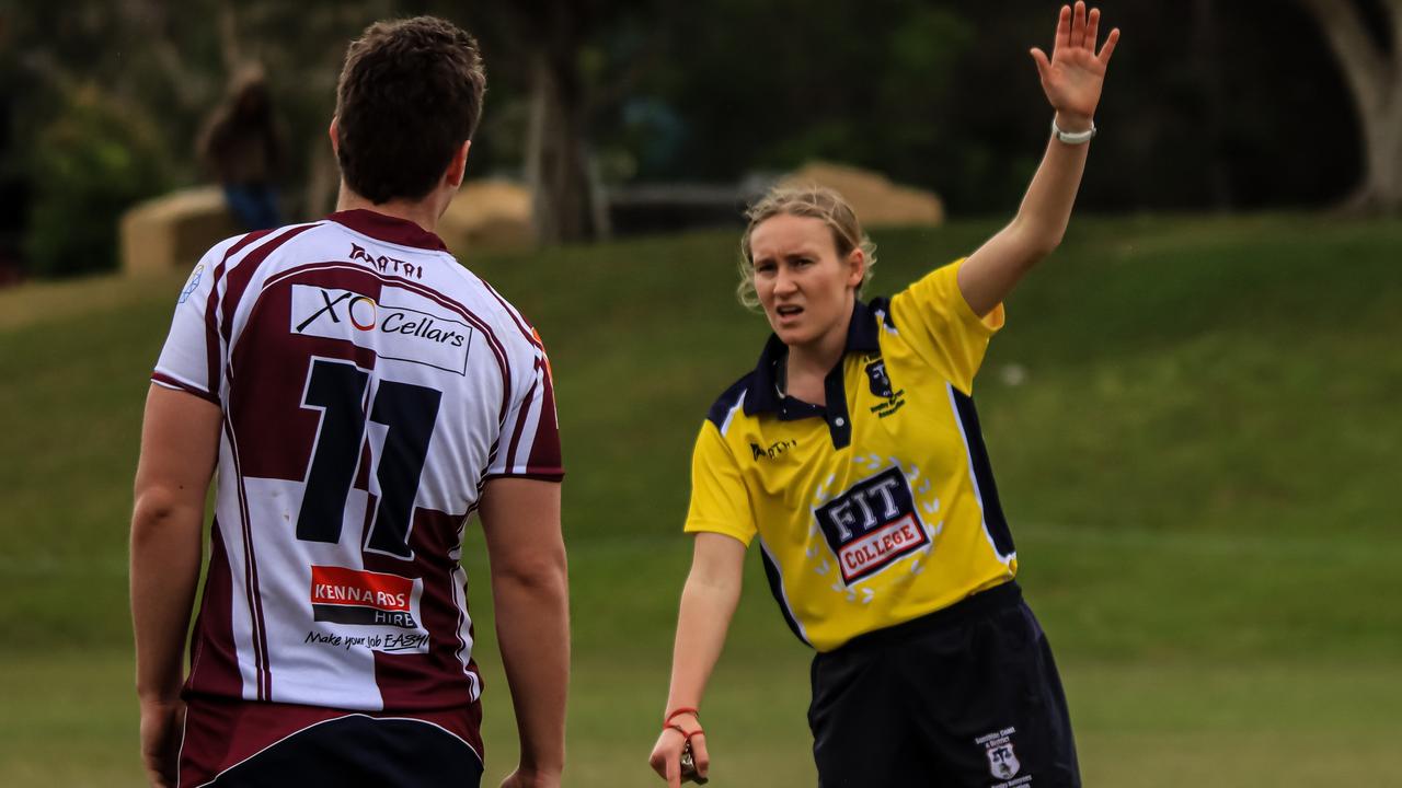 Maroochydore Rugby Union Club player and referee Jess Ling.