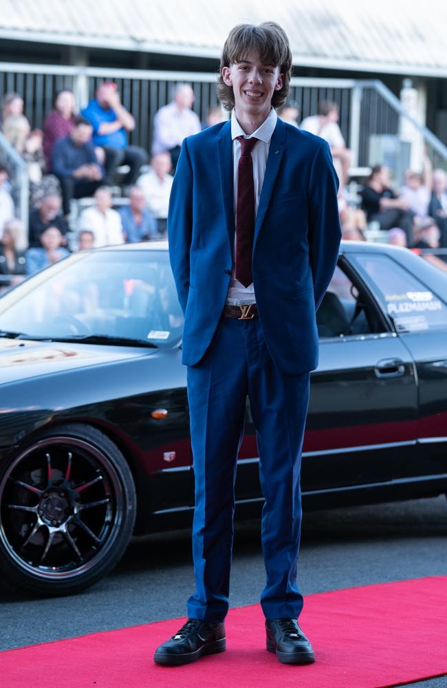 Callum Lehman arrives at The Pavillion for Victory College's 2023 Formal. June 23, 2023. Picture: Christine Schindler