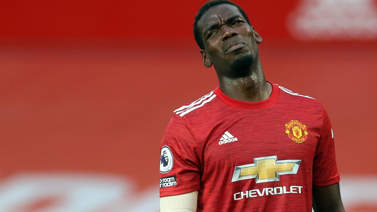 Manchester United's French midfielder Paul Pogba is set for a long stint on the sidelines after injuring his thigh on national duty. Photo: AFP