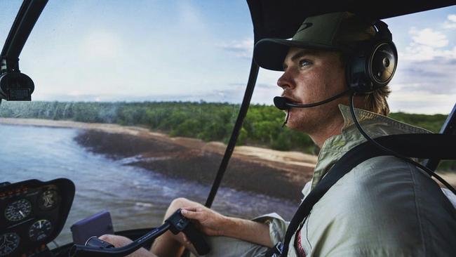 Pilot Sebastian Robinson suffered severe spinal injuries and many broken bones in the February 28 crash in a remote part of the Northern Territory.