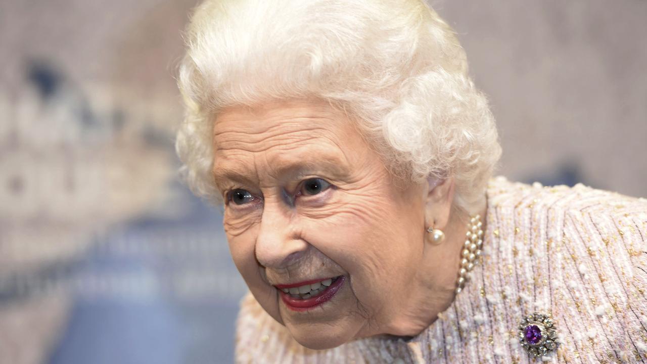 Queen Elizabeth II was all smiles as she attended the Royal Institute of International Affairs in Chatham House on Wednesday. Picture: AP