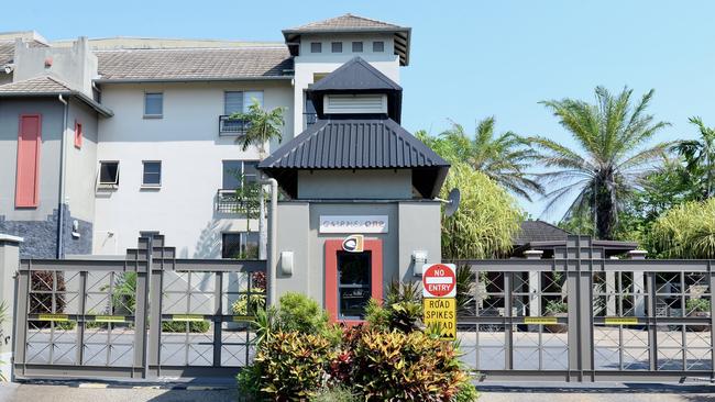 A woman died after being pulled from a pool within the Cairns One apartment complex on the night of Tuesday, October 25. Picture: Isaac McCarthy