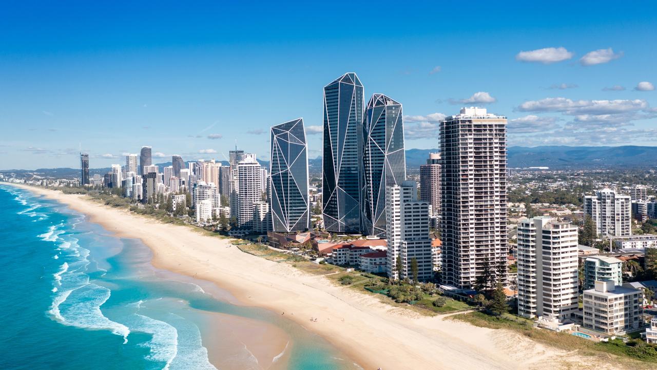 A council planning expert says the Tweed is unlikely to become a booming vertical metropolis like the central and northern Gold Coast. Picture: Destination Gold Coast.