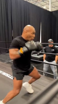 'Ready or not here I come' Mike Tyson posts new workout clip