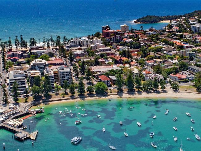 East Esplanade, Manly from above.