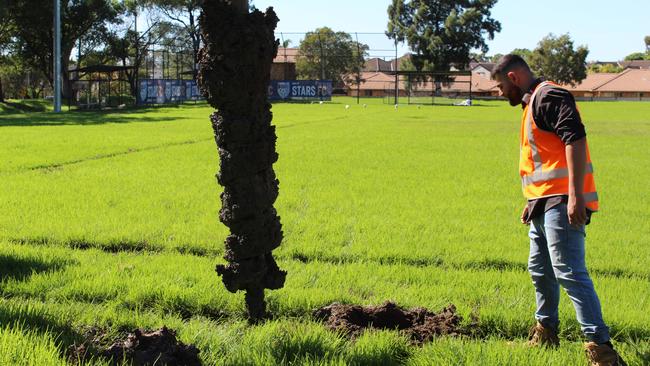 Contaminated waste has been found under a potential site for a new hospital at Bankstown.