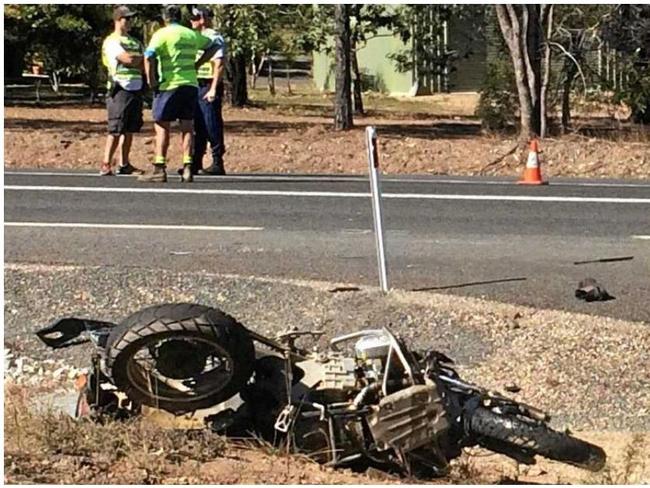 Robert Walton, 53, died when his motorcycle and a Holden Commodore collided on the Gwydir Highway at Waterview Heights in August, 2017.