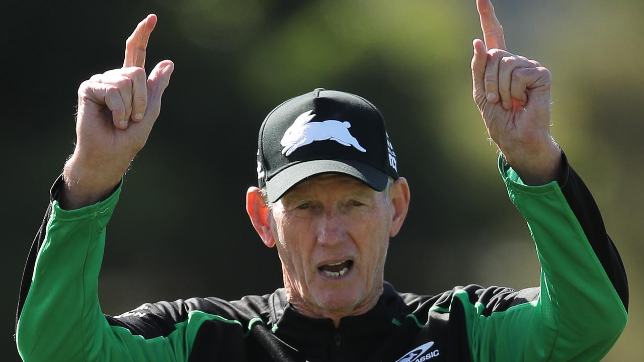 Rabbitohs head coach Wayne Bennett. Getty Images.