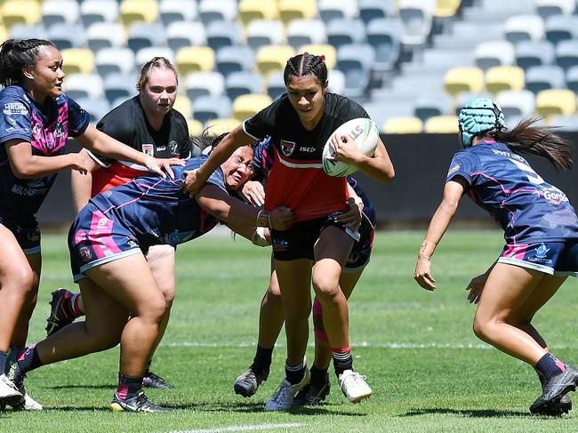 Kirwan State High v Mabel Park. Kirwan State High, Ana Malupo. Picture: Shae Beplate.