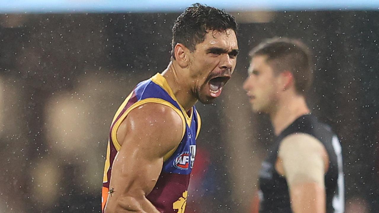 Charlie Cameron is pumped to begin his finals campaign. Picture: Chris Hyde/Getty Images