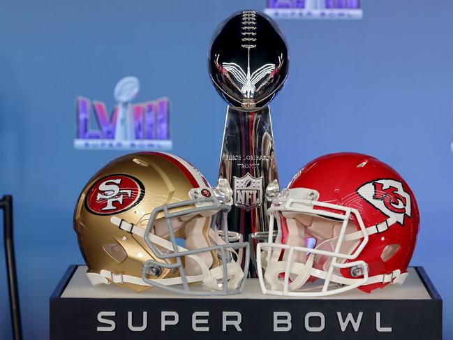 The 49ers and Chiefs will play for the Vince Lombardi Trophy in Las Vegas on Monday (AEDT). Picture: Getty Images