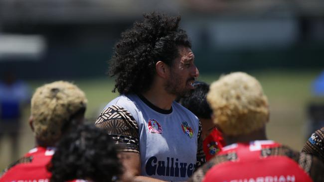 Action at the 2023 Pacifika youth rugby cup at Whalan reserve.