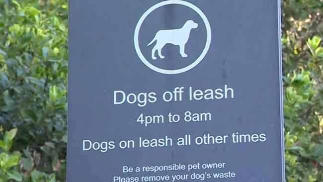 Dogs are permitted off leash at times and locations indicated on signage.