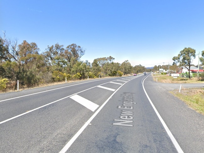 The New England Highway at Spiller Lane, north of Stanthorpe (Photo: Google Maps)