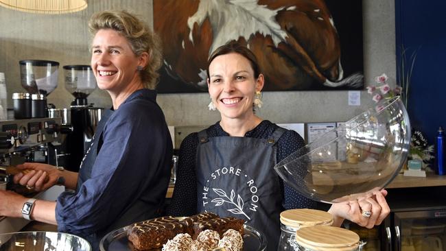 The Storeroom is a new gift and coffee shop open on Campbell Street. Owners, Inky Barwick (left) and Jill Bliss.