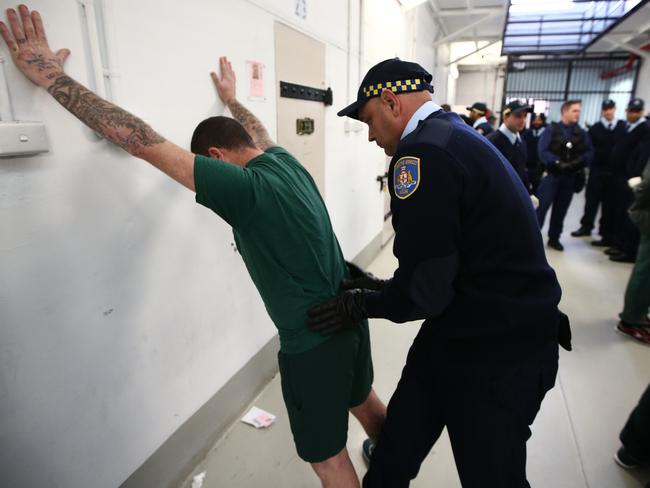 Inside Long Bay jail. Picture: Tim Hunter.