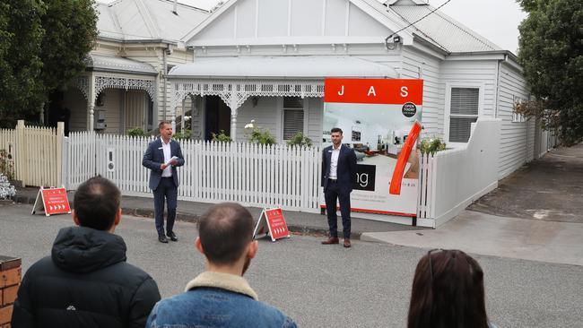 The property market has rebounded from lockdown in a midwinter auction boom. Picture: David Crosling