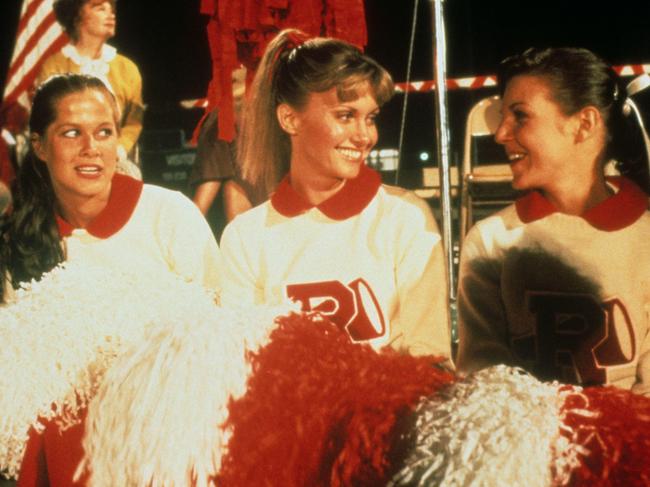 ONE TIME WEB USE FOR NEWS.COM.AU ONLY - FEES APPLY - MUST DOWNLOAD ON OWN ACCOUNT -  2ABF406 GREASE, top second from left: Dody Goodman, foreground left: Susan Buckner, front and center: Olivia Newton-John, 1978, Â©Paramount Pictures/ Courtesy: Everett Collection  Picture: Alamy