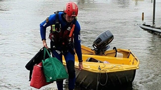 SES crews have been busy in Lismore responding to flash flooding.