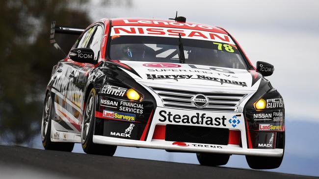 Simona De Silvestro aboard her Nissan Altima. Picture: Getty Images