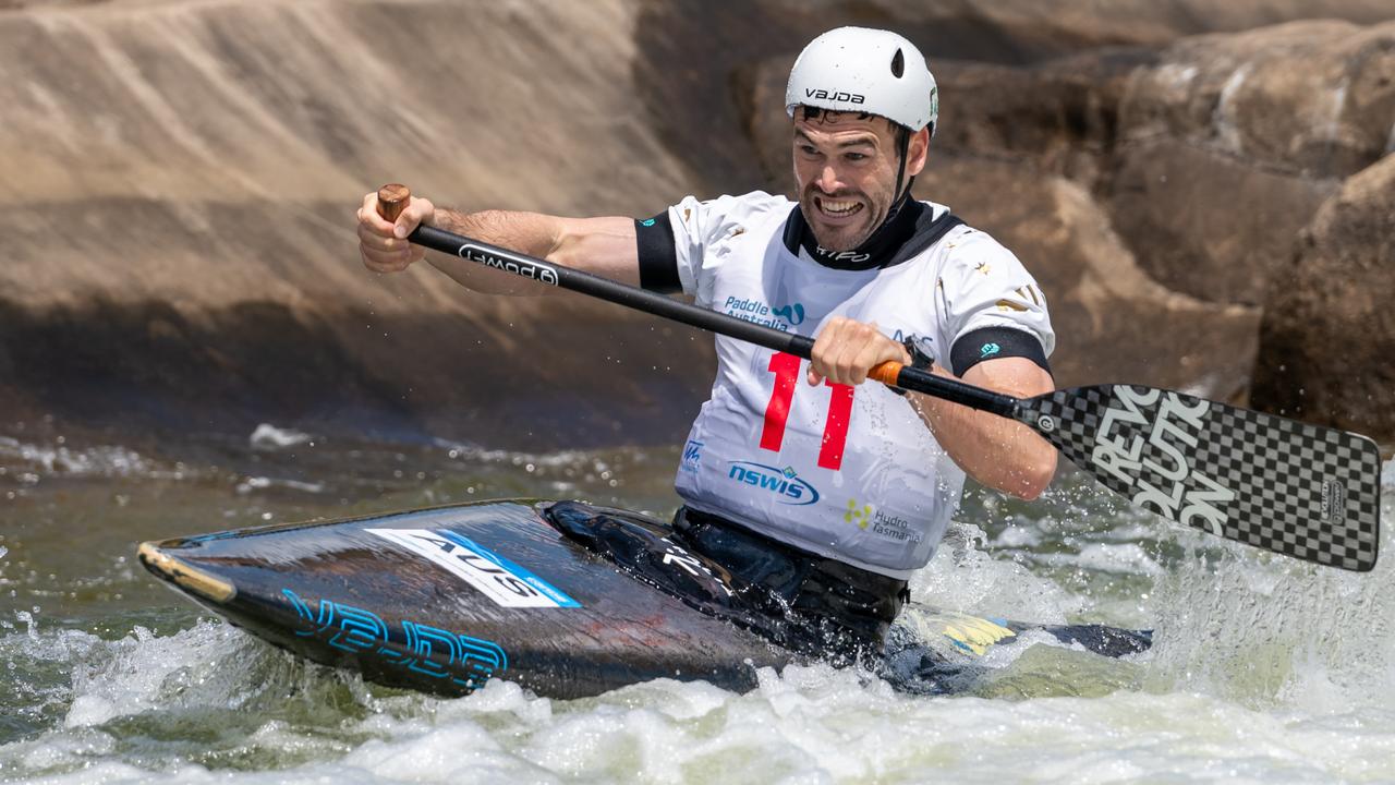 Paddler Brodie Crawford at the Oceania champs. Picture: JGR Images