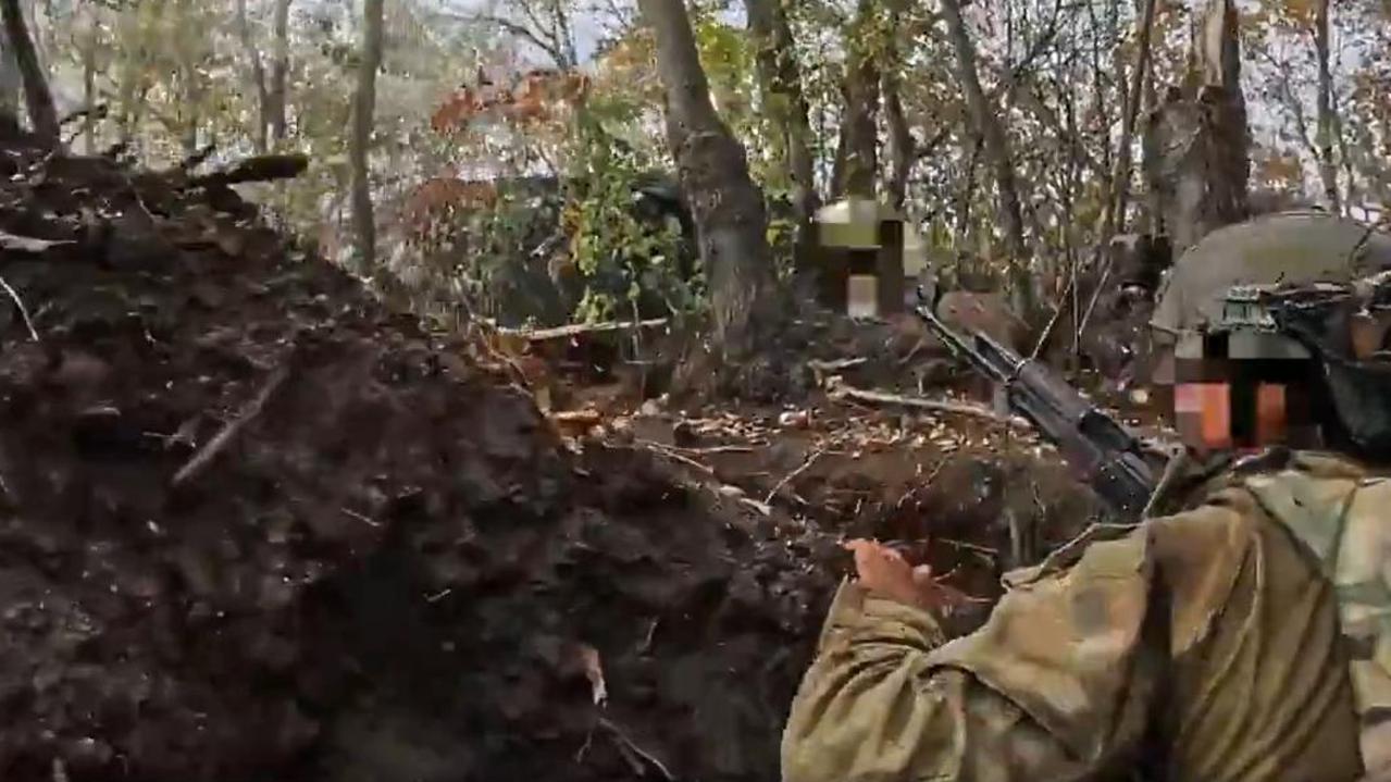 Footage shows Aussie troops being fired on in Ukraine.