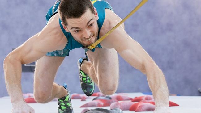 Window of opportunity: Sport climbing was a success at Tokyo in its Olympics debut. Picture: AFP