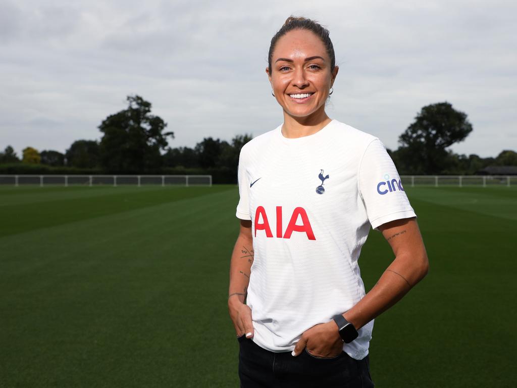 Tottenham striker Kyah Simon is ready to shine for the Matildas at the Asian Cup. Picture: Supplied