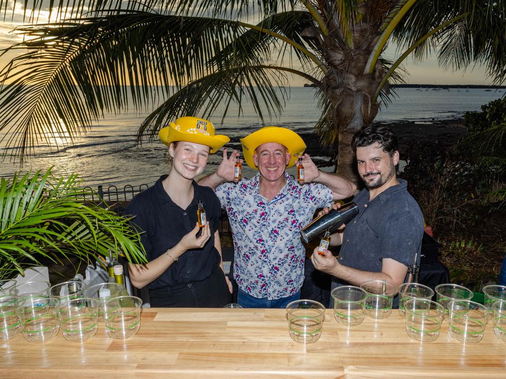Sheep Dog Whiskey Beau at the 2025 Hospitality NT Aristocrat Technologies Awards for Excellence, Darwin Ski Club. Picture: Pema Tamang Pakhrin