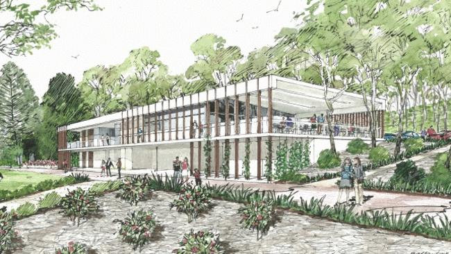 An artist’s impression of Carrick Hill Pavilion. Source: Supplied