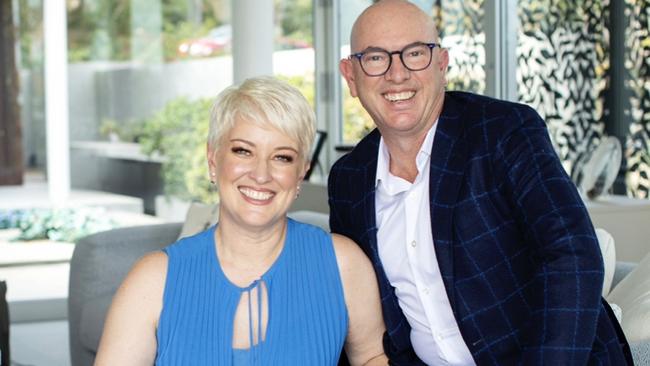 Queensland richlisters Cathie Reid and Stuart Giles.