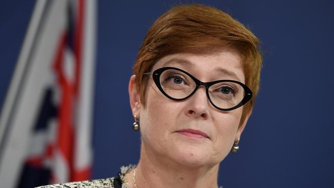 Marise Payne will be Minister for Women and Minister for Foreign Affairs. Picture: AFP