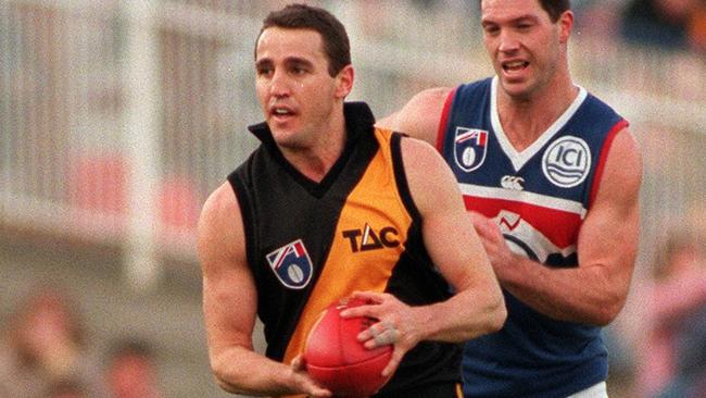 Chris Naish played 143 games for Richmond.