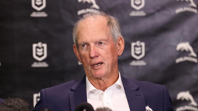 Wayne Bennett has denied the Dolphins are trying to destroy Craig Bellamy’s Storm dynasty by poaching players. Picture: Liam Kidston